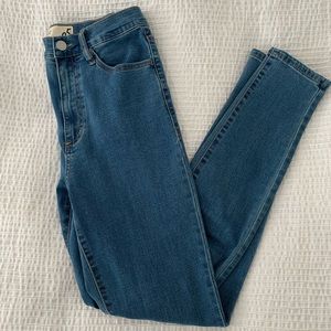GARAGE DENIM WASH SKINNY JEANS